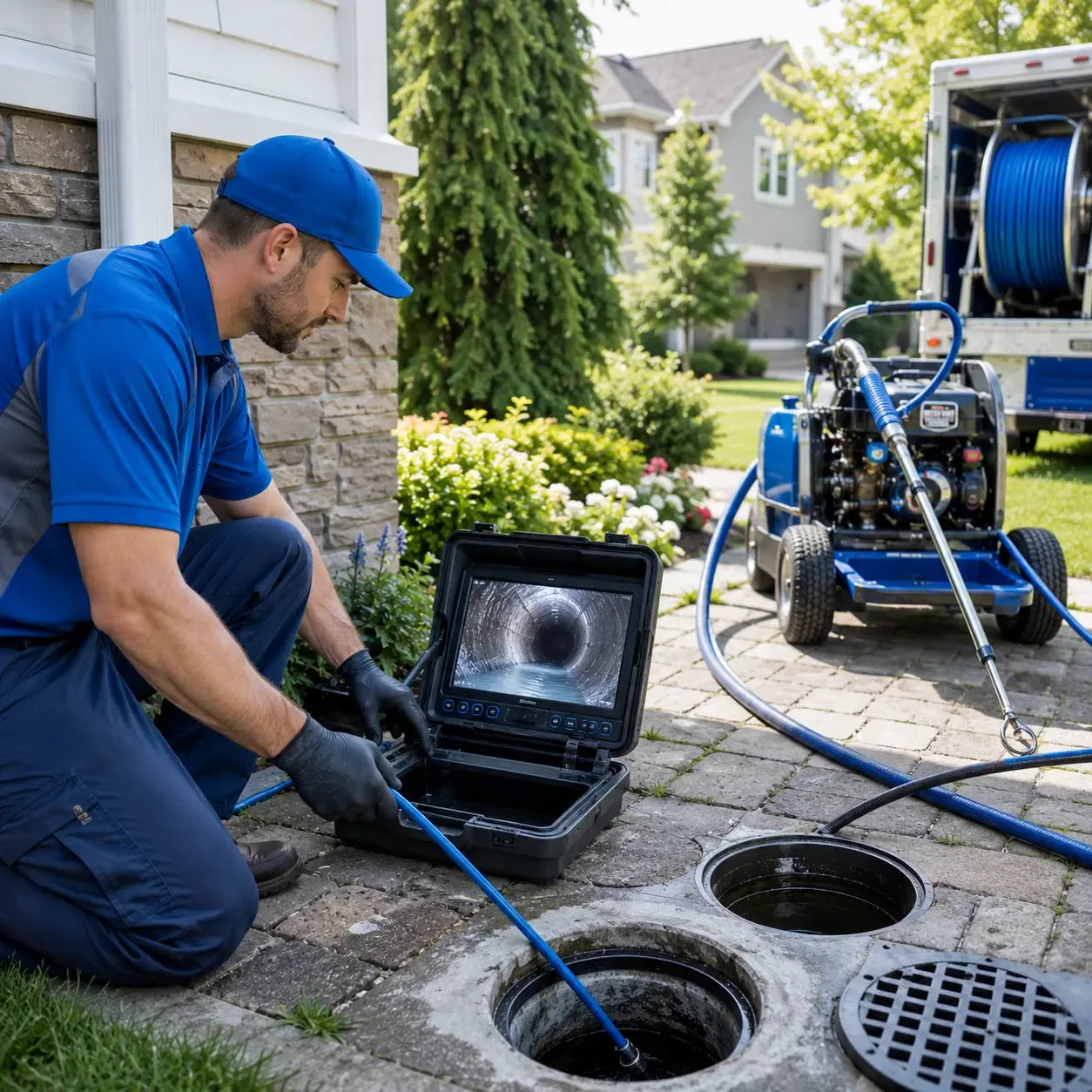 Outdoor drain cleaning professionals serving Lindsay, OK